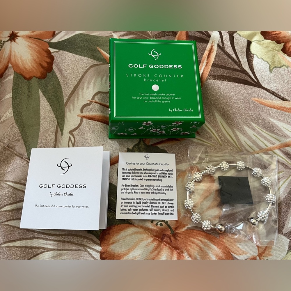 Golf Goddess Stroke Counter Bracelet New In Box